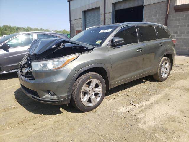 TOYOTA HIGHLANDER 2014 with VIN 5TDDKRFH3ES033060 - Photo from auction