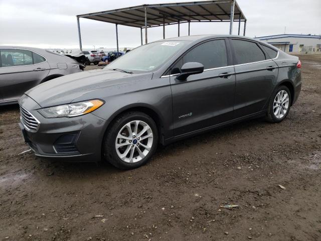 FORD FUSION SE 2019 with VIN 3FA6P0LU7KR140124 - Photo from auction