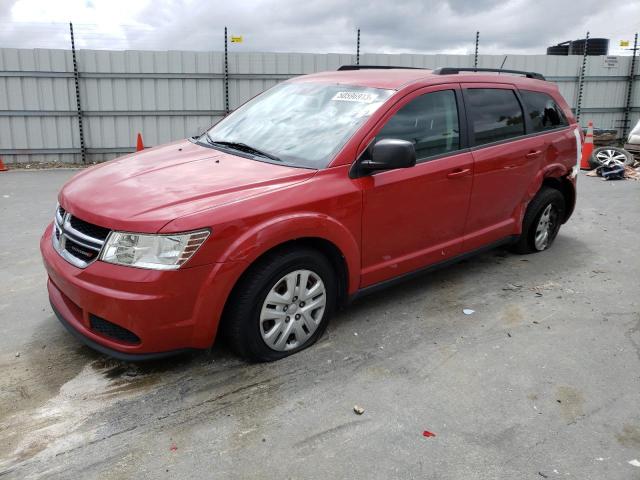 DODGE JOURNEY SE 2016 with VIN 3C4PDCAB0GT228405 - Photo from auction