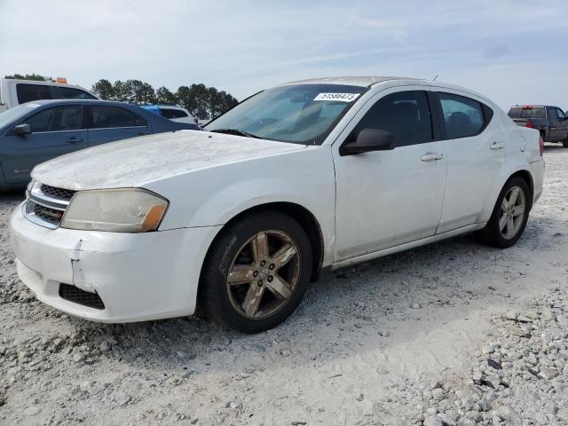 DODGE AVENGER SE 2013 with VIN 1C3CDZAB8DN681611 - Photo from auction