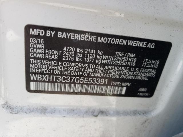 Photo 14 from auction – 2016 BMW X1 XDRIVE2 with VIN WBXHT3C37G5E53391