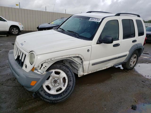 JEEP LIBERTY SP 2007 with VIN 1J4GL48K37W603237 - Photo from auction