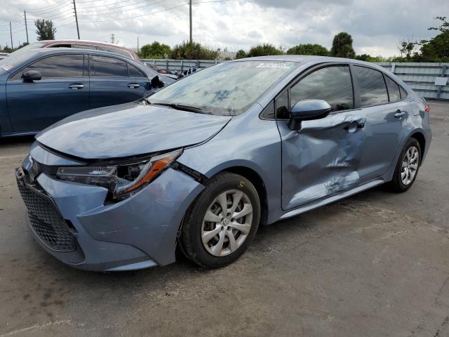 TOYOTA COROLLA LE 2022 with VIN JTDEPMAE2NJ200088 - Photo from auction