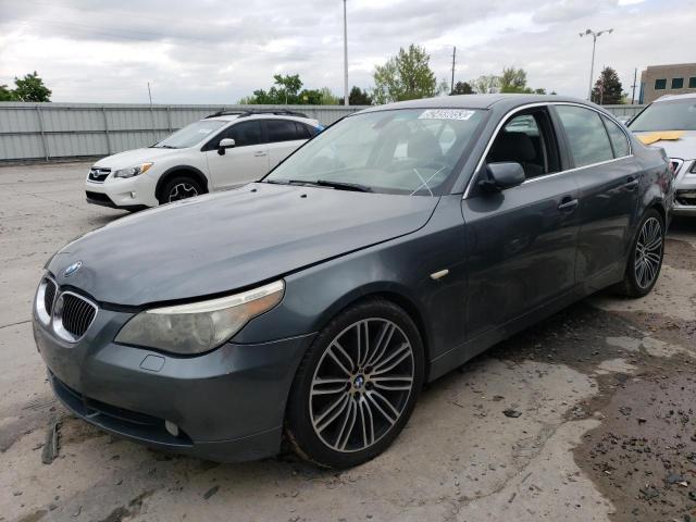 BMW 530 I 2007 with VIN WBANE73577CM49169 - Photo from auction