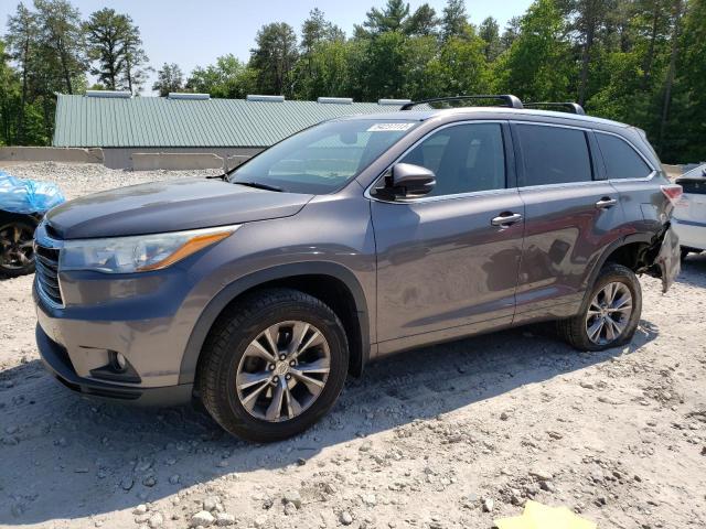 TOYOTA HIGHLANDER 2015 with VIN 5TDJKRFH6FS134968 - Photo from auction