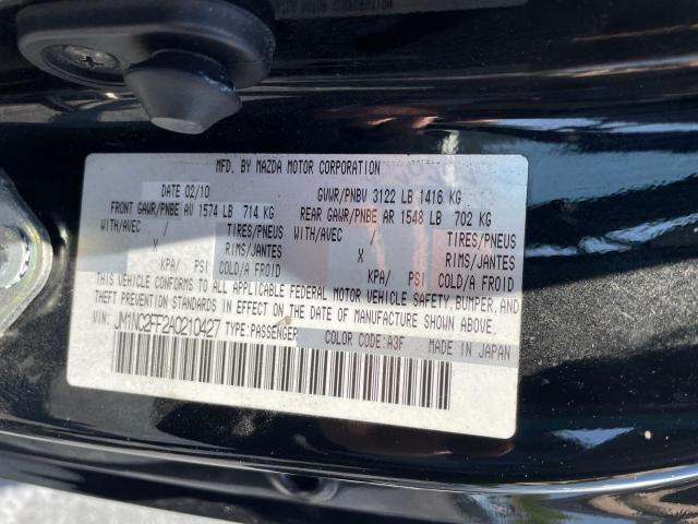 Photo 10 from auction – 2010 MAZDA MX-5 MIATA with VIN JM1NC2FF2A0210427