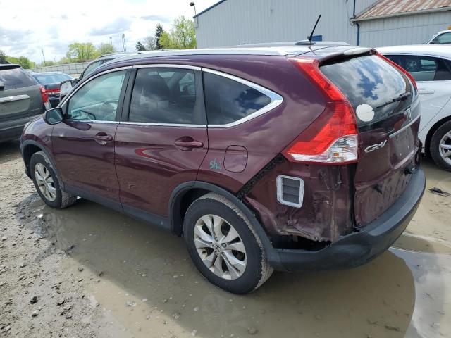 Photo 2 from auction – 2014 HONDA CR-V EXL with VIN 5J6RM4H73EL028458