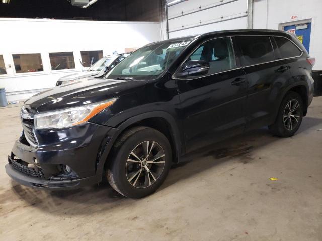 TOYOTA HIGHLANDER 2016 with VIN 5TDJKRFH4GS259694 - Photo from auction