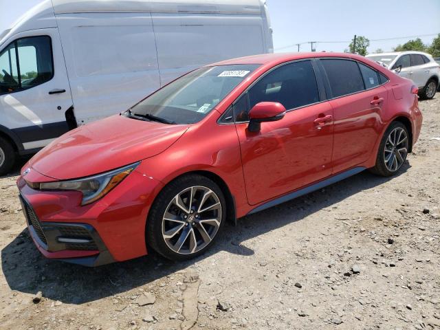 TOYOTA COROLLA SE 2020 with VIN 5YFS4RCE1LP038436 - Photo from auction