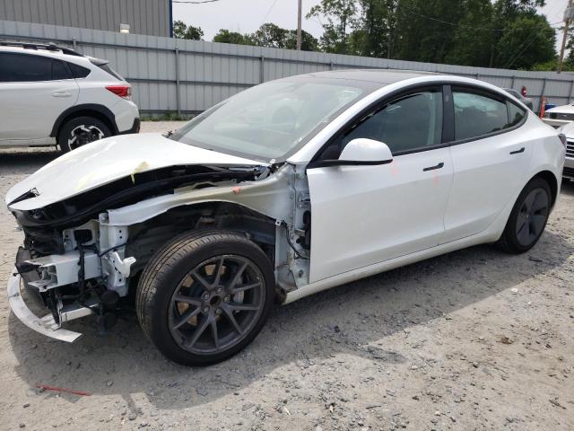 TESLA MODEL 3 2022 with VIN 5YJ3E1EA7NF187154 - Photo from auction
