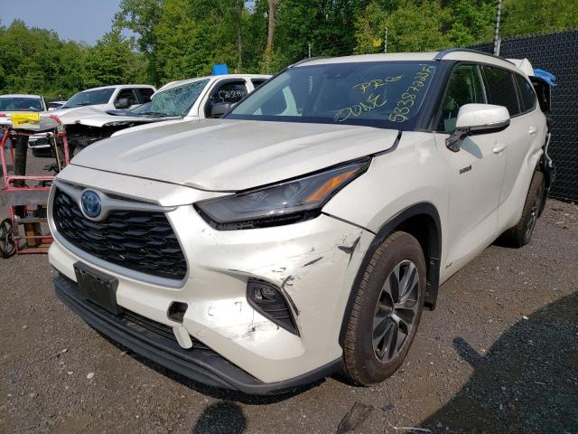 TOYOTA HIGHLANDER 2021 with VIN 5TDGBRCH9MS517699 - Photo from auction
