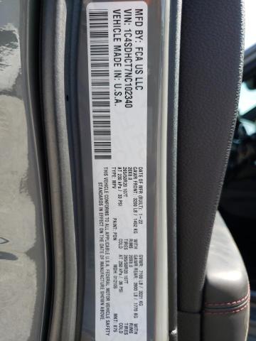 Photo 14 from auction – 2022 DODGE DURANGO R/ with VIN 1C4SDHCT7NC102340