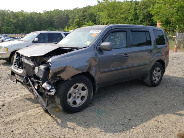 HONDA PILOT LX 2010 with VIN 5FNYF3H27AB012061 - Photo from auction