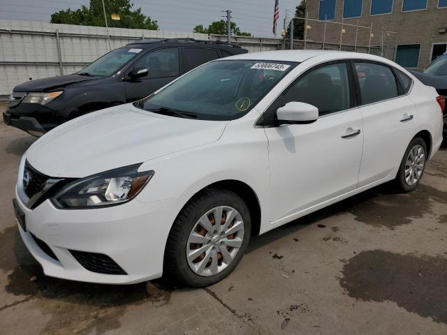 NISSAN SENTRA S 2017 with VIN 3N1AB7AP8HY345543 - Photo from auction