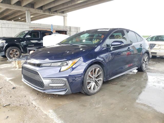 TOYOTA COROLLA SE 2020 with VIN 5YFS4RCE7LP053328 - Photo from auction