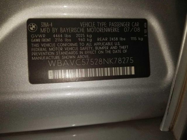 Photo 10 from auction – 2008 BMW 328 I SULE with VIN WBAVC57528NK78275
