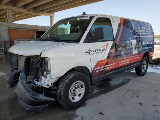 CHEVROLET EXPRESS G2 2021 with VIN 1GCWGAFP5M1145583 - Photo from auction