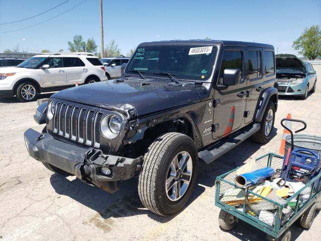 JEEP WRANGLER U 2018 with VIN 1C4HJXEG3JW149449 - Photo from auction