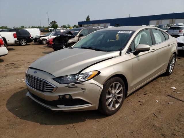 FORD FUSION SE 2017 with VIN 3FA6P0HD2HR291695 - Photo from auction