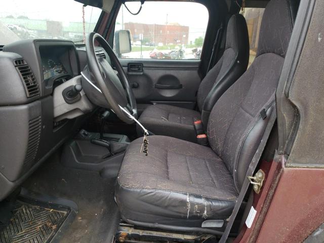 Photo 7 from auction – 2001 JEEP WRANGLER / with VIN 1J4FA29P01P306752