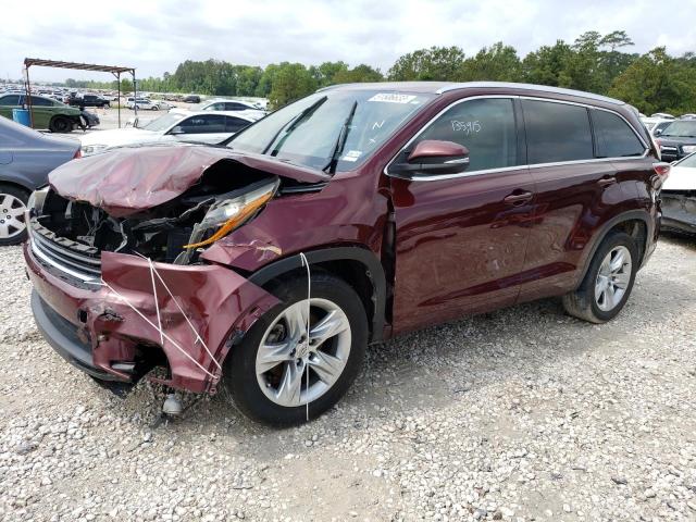 TOYOTA HIGHLANDER 2015 with VIN 5TDYKRFH4FS096011 - Photo from auction