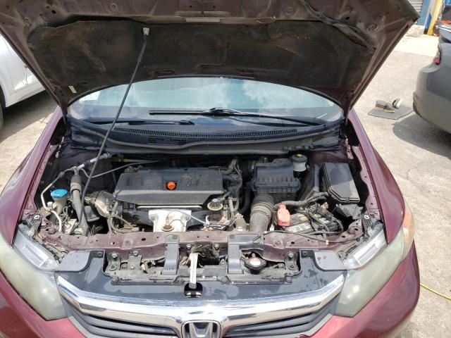 Photo 11 from auction – 2012 HONDA CIVIC LX with VIN 2HGFB2F57CH552650
