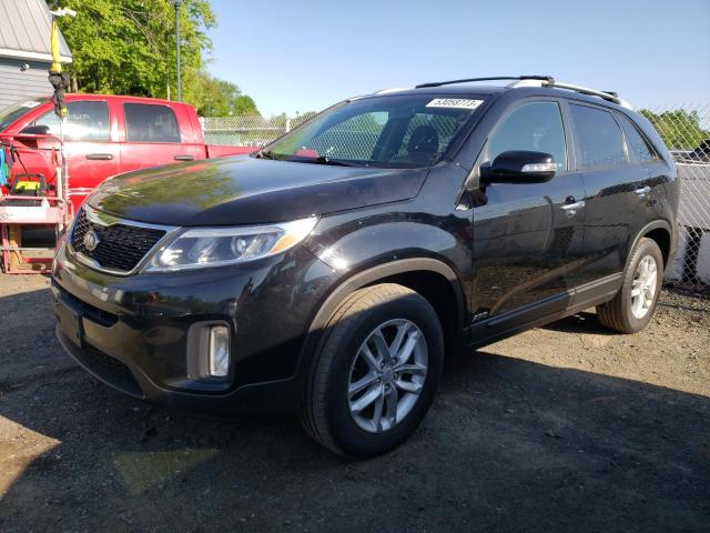 KIA SORENTO LX 2014 with VIN 5XYKTDA75EG460680 - Photo from auction