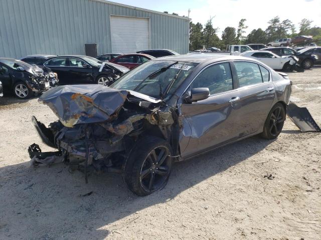 HONDA ACCORD EXL 2015 with VIN 1HGCR2F86FA073504 - Photo from auction