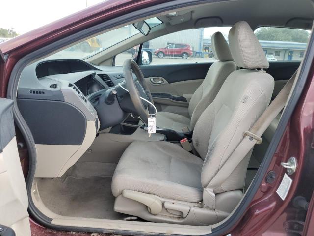 Photo 7 from auction – 2012 HONDA CIVIC LX with VIN 19XFB2F54CE100746