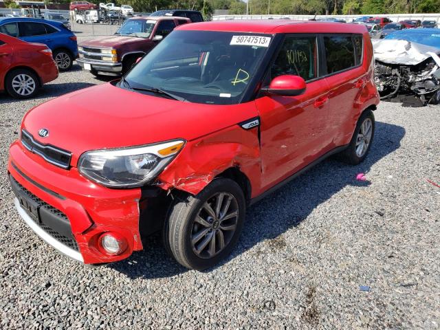 KIA SOUL + 2018 with VIN KNDJP3A53J7618854 - Photo from auction