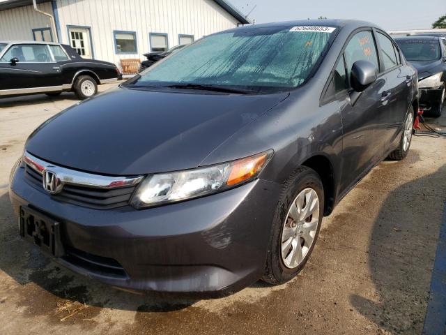 HONDA CIVIC LX 2012 with VIN 19XFB2F59CE013988 - Photo from auction