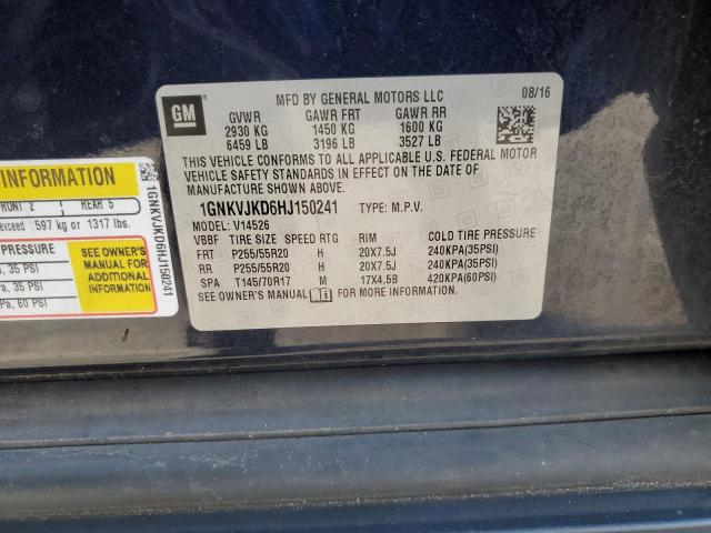 Photo 14 from auction – 2017 CHEVROLET TRAVERSE P with VIN 1GNKVJKD6HJ150241