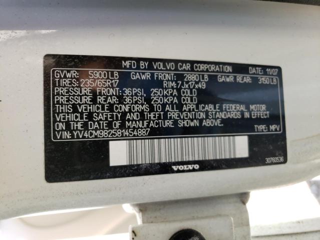 Photo 14 from auction – 2008 VOLVO XC90 3.2 with VIN YV4CM982581454887