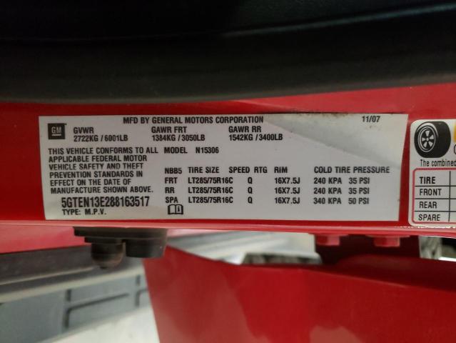 Photo 14 from auction – 2008 HUMMER H3 with VIN 5GTEN13E288163517