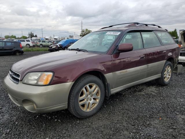 SUBARU LEGACY OUT 2000 with VIN 4S3BH6864Y7649669 - Photo from auction