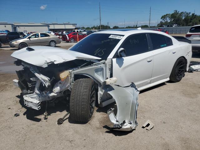 DODGE CHARGER R/ 2018 with VIN 2C3CDXGJ2JH272978 - Photo from auction