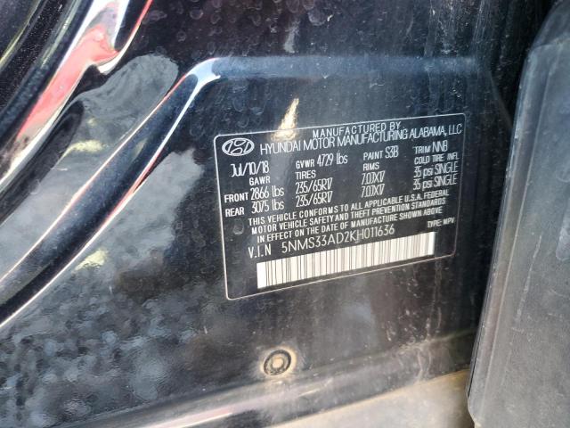 Photo 14 from auction – 2019 HYUNDAI SANTA FE S with VIN 5NMS33AD2KH011636