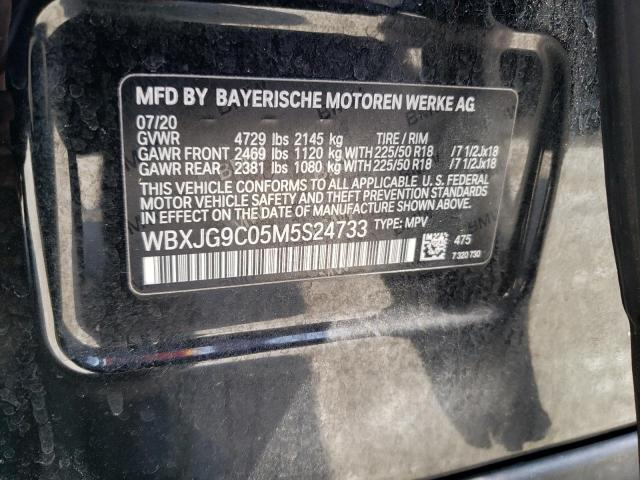 Photo 14 from auction – 2021 BMW X1 with VIN WBXJG9C05M5S24733