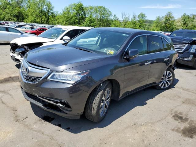 ACURA MDX TECHNO 2016 with VIN 5FRYD4H47GB058767 - Photo from auction
