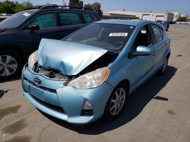 TOYOTA PRIUS C 2012 with VIN JTDKDTB39C1015973 - Photo from auction