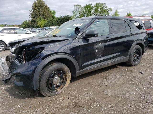 FORD EXPLORER P 2021 with VIN 1FM5K8AB7MGA72918 - Photo from auction