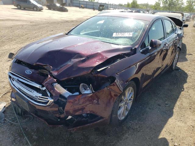 FORD FUSION SE 2017 with VIN 3FA6P0HD3HR138758 - Photo from auction