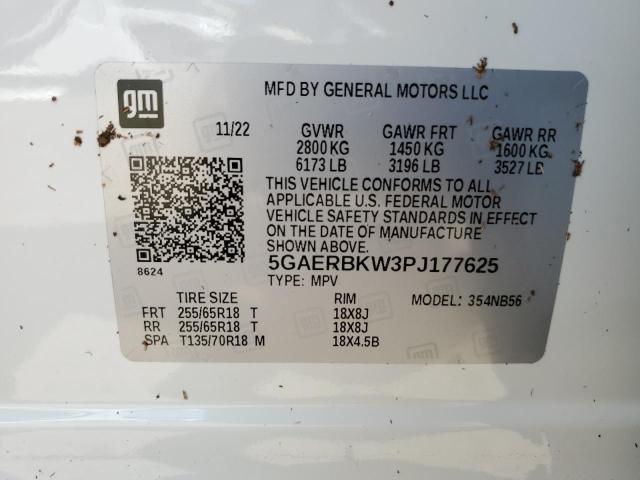 Photo 14 from auction – 2023 BUICK ENCLAVE ES with VIN 5GAERBKW3PJ177625