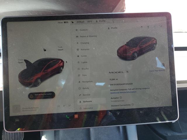 Photo 9 from auction – 2023 TESLA MODEL 3 with VIN 5YJ3E1EA0PF452029