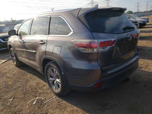 Photo 2 from auction – 2015 TOYOTA HIGHLANDER with VIN 5TDJKRFH4FS147900