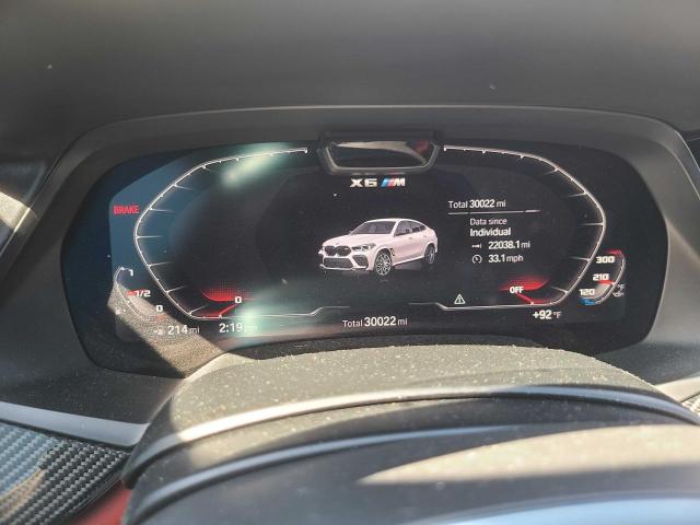 Photo 8 from auction – 2021 BMW X6 M with VIN 5YMCY0C08M9D83277