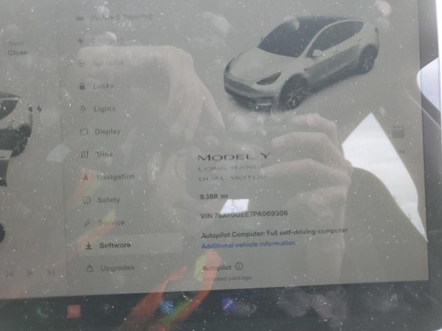 Photo 9 from auction – 2023 TESLA MODEL Y with VIN 7SAYGDEE7PA069306