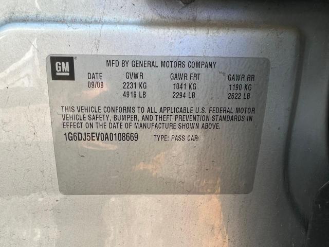Photo 10 from auction – 2010 CADILLAC CTS PERFOR with VIN 1G6DJ5EV0A0108669