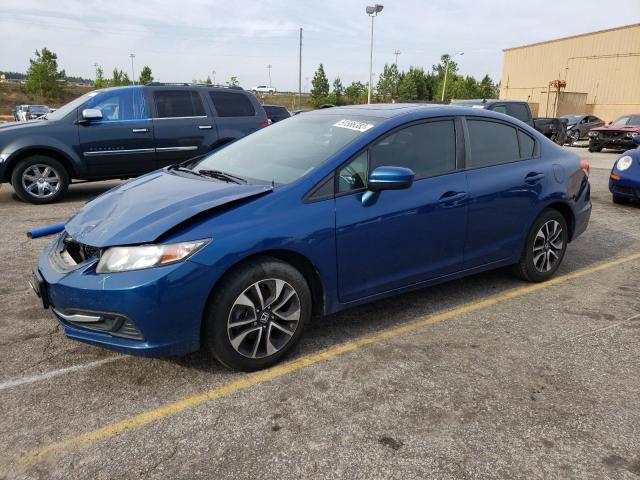 HONDA CIVIC EX 2015 with VIN 19XFB2F84FE002850 - Photo from auction