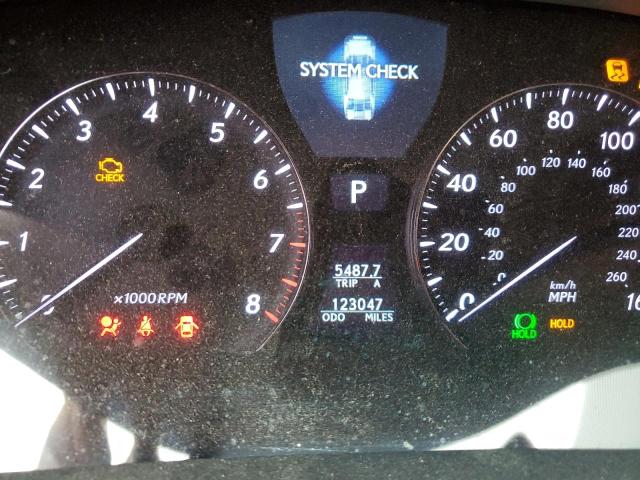 Photo 9 from auction – 2008 LEXUS LS 460 with VIN JTHBL46F685070490